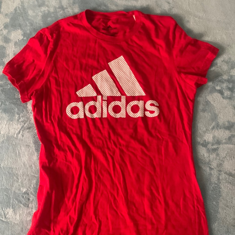 Adidas Red T-shirt size S